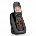 SPC Kairo, Analoges Telefon, Kabelloses Mobilteil, 30 Eintragungen, Anrufer-Identifikation, Schwarz