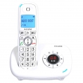 Alcatel XL585 voice, Analoges Telefon, Kabelloses Mobilteil, Freisprecheinrichtung, 50 Eintragungen, Weiß