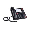 Fysic FX-3920 - Bürotelefon mit großen Tasten für Senioren, schwarz