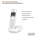 Gigaset AS690 - Schnurlostelefon ohne Anrufbeantworter - DECT-Telefon mit Freisprechfunktion, großes Display, große Tasten - Fes