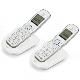 More about Fysic FX-9000 DUO - DECT-Telefon für Senioren mit große Tasten und 2 Mobilteilen, weiß