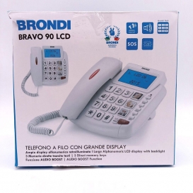 More about Brondi Bravo 90 LCD Fixed Phone, White