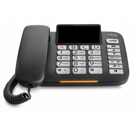 More about Gigaset DL580 Landline Phone, Large Display, Large Ergonomic Keys, Call Display Via LED, Black [Italy]