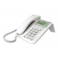 British Telecom Decor 2200, Analoges Telefon, Freisprecheinrichtung, 50 Eintragungen, Anrufer-Identifikation, Weiß
