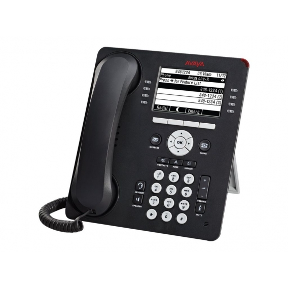 Avaya 9608G, IP-Telefon, Grau, Kabelloses Mobilteil, Tisch/Wand, 8 Zeilen, LCD