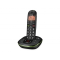 Doro Phone EASY 105W Strahlungsarmes Schnurlostelefon mit Anrufbeantworter, Rufnummernanzeige, 10h Sprechzeit, 4 Tage Standby, F