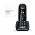 gigaset C530 DECT-Telefon Weiu00df Anrufer-Identifikation - Plug-Type F (EU)