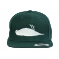 Atticus ATCS Solid Bird Snapback Hat, Farbe:forest green, Größe:1-SZ