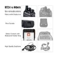 Retevis RT24 Plus Walkie Talkie, Funkgeräte mit Headset (10er), 16 Kanäle PMR Funkgeräte, IPx4 Wetterschutz, Two Way Radio für S