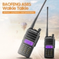 BAOFENG A58S Funkgeräte Tragbarer Zwei-Wege-Funk-Walkie-Talkie-FM-Transceiver mit 8 W Leistung und grosser Entfernung mit EU-Tas
