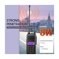 BAOFENG A58S Funkgeräte Tragbarer Zwei-Wege-Funk-Walkie-Talkie-FM-Transceiver mit 8 W Leistung und grosser Entfernung mit EU-Tas