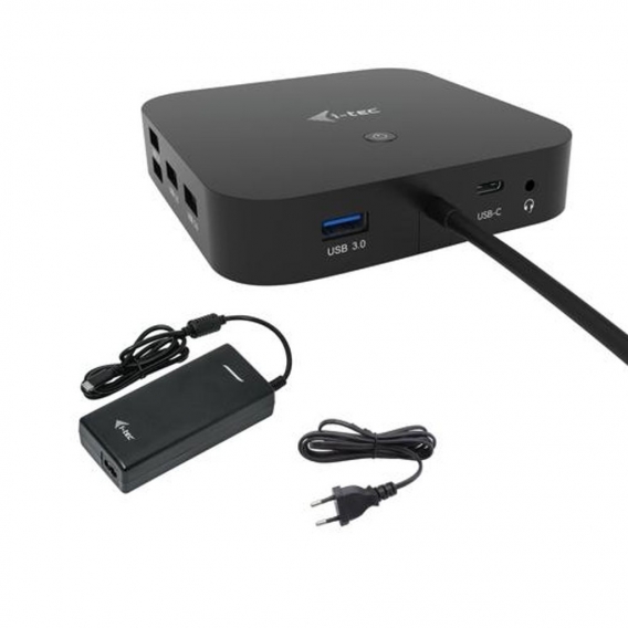 i-tec USB-C HDMI DP Docking Station with Power Delivery 100 W + Universal Charge