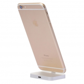 Dockingstation Ständer für Apple iPhone 7 7 Plus 6S 6 & 6 6S Plus iPhone SE Silber
