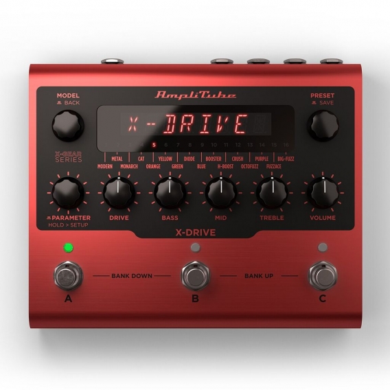 IK Multimedia X-Drive Effects Pedal with Audio Interface