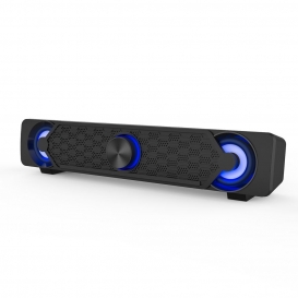 More about Smalody YXSM9017 Computerlautsprecher USB-Kabel Stereo-Subwoofer Basslautsprecher Surround-Soundbox mit blauen LED-Leuchten fuer