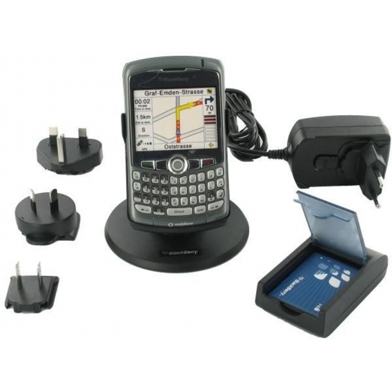 BlackBerry Powerstation + Extra Battery Charge, 100 - 240 V, 1.6 A, Schwarz