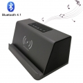 Tragbarer Bluetooth V4.1 10-Watt-Lautsprecher mit Qi-Ladestation für kabelloses Ladegerät, Premium-Stereoklang und Deep Base, Do