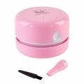 Mini Staubsauger, Tragbarer Kabelloser Handstaubsauger Desktop Reinigungswerkzeug Zum Reinigen von Staubkrümeln - Rosa Farbe Ros