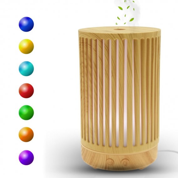 Aroma Diffuser | Ultra Leiser Luftbefeuchter | geeignet für Schlafzimmer Kinderzimmer | Öle Diffusor Aromatherapie | 7 Farben LE