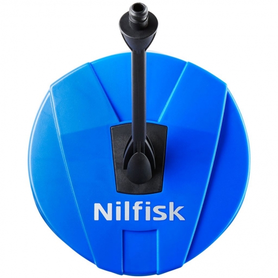 Nilfisk 128500700 Compact Patio Flächen- & Terrassenreiniger Aufsatz, kompatibel zu Nilfisk Hochdruckreinigern, Click&Clean-Syst