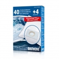 40 Staubfilterbeutel (Superpack) passend für Imetec - Mousy 8020 Bodenstaubsauger - dustwave® Markenstaubbeutel -  Germany + ink