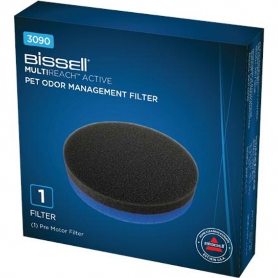 Bissell Multireach Active Pet Odor Management Filter, Stabstaubsauger Zubehör 1 Stück(e), Schwarz