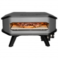 COZZE® 90348 Pizza-Gas-Ofen Profi bis 400° Grad mit 34x34 cm Pizzastein - tragbarer Pizzaofen Steinofen-Pizza für Terrasse, Balk