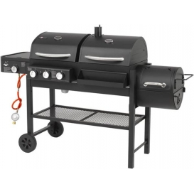 More about El Fuego Gas-/Holzkohlegrill/Smoker Kombigrill Sierra 3in1 2x 43x45cm