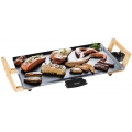 Bestron elektrischer Tischgrill, Teppanyaki Grillplatte im Asia Design, Grillspaß für 4 Personen, 1.800 W, Farbe: Schwarz