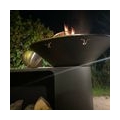 FireWeyck 2 Feuerstelle Outdoorküche Feuerplatte Grillring 100cm Feuerschale mit Stierkopf ＃687