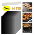 10 X Grillmatten Bratfolie Teflon Antihaft BBQ Grillmatten NON-Stick Dauer Backfolie Unterlage