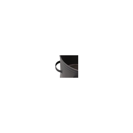 Gulaschkanone 39 cm schwarz inkl. 15 Liter Gulaschkessel, Deckel