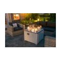Garden Impressions Cozy Living Feuerstelle Faro 80x80cm matt weiß