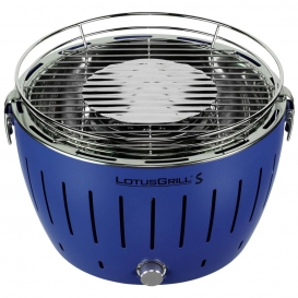 More about LotusGrill G-280 Holzkohlegrill 26cm tiefblau mit USB Anschluss