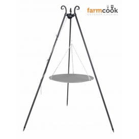 More about Farmcook E00410 Lagerfeuerpfanne auf dem Dreibein VIKING  ； Lagerfeuerpfanne (Durchmesser): 33cm ； Höhe: 180 cm