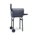 Neues Produkt - BEST Holzkohlegrill Smoker mit Unterer Ablage Schwarz,Einfach zu installieren & Schlichten Design 75 x 48 x 120 