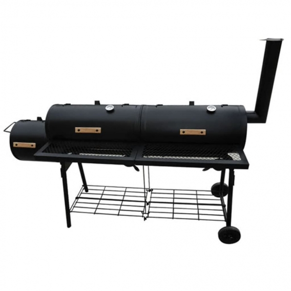 Neues Produkt - BEST Barbecue-Smoker Grill Nevada XL Schwarz,Einfach zu installieren & Schlichten Design 1 Beständig 2parcel
