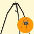 Kasan Halter Camping Dreibein mit Tasche Trinoga für Kazan H 46cm