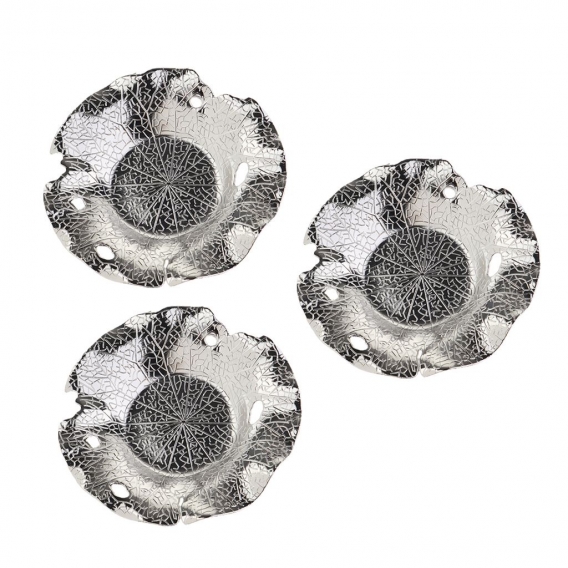 3Pcs Tea Drink Cup Saucer Plate Vintage Chinese Style Teacup Mat For Kitchen