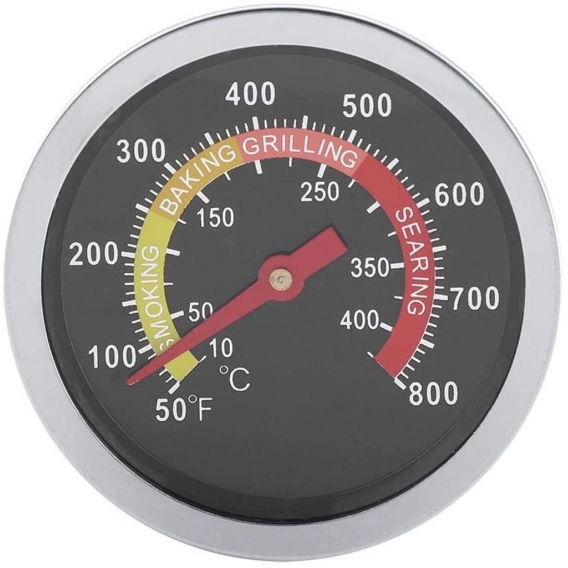 AcserGery 50  800 g Edelstahl-Grillthermometer-Temperaturanzeige zum Grillen