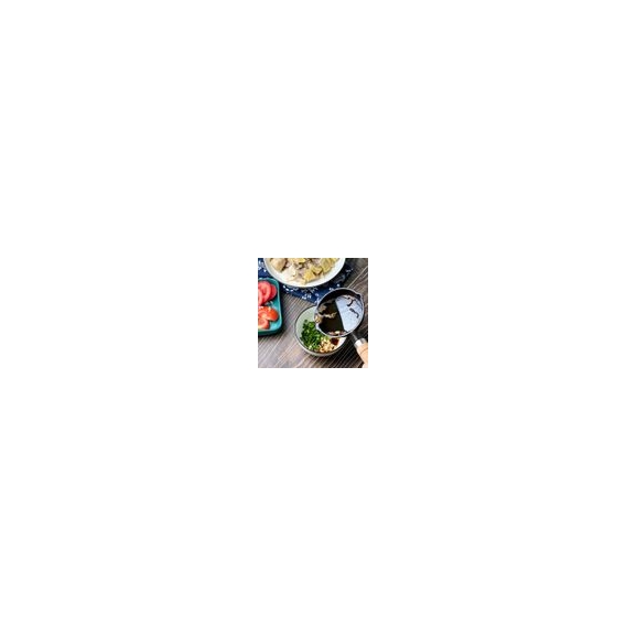 CANDeal 10CM Mini Bratpfanne aus Gusseisen mit hitzebeständigem Holzgriff, Fajitas Pfanne für BBQ, Omelett, Tapas und Desserts, 