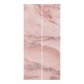 Schiebegardinen Set - Farbexperimente Marmor Rose und Glitzer - 2 Flächenvorhänge, Größe HxB:250 x 120cm (2 Flächenvorhänge á 25