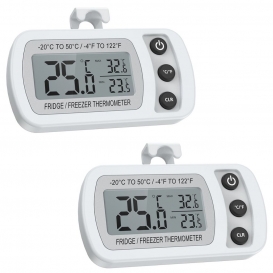More about 2 Pack Digitale Wasserdichte Gefrierschrank Thermometer mit Max/Min, Haken Gut Lesbarem LCD-Anzeige, Perfekt für Hause, Bars, Ca