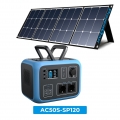 BLLUETTI Tragbarer Stromerzeuger AC50S 500Wh 300W Solargenerator Stromgenerator Sinuswellen-Wireless-Lade-Notfall-Batterie-Backu