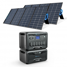 More about BLUETTI AC300+B300 Stromerzeuger Combo mit 2PCS SP350 350W Solar Panel, Solargenerator mit 12288Wh LiFePO4 Batterie, Erweiterbar