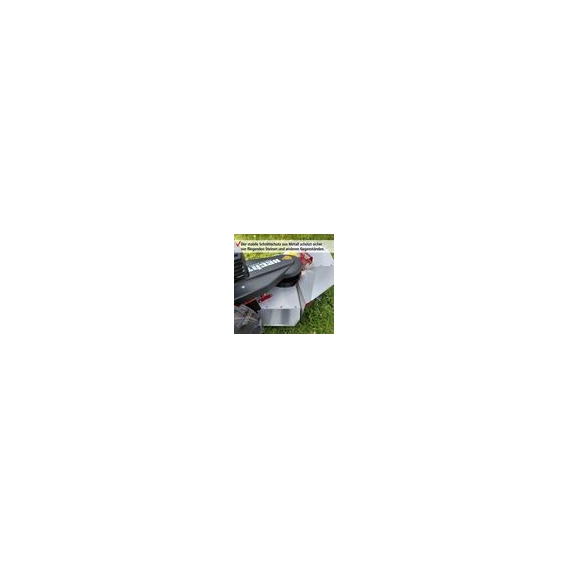 HECHT Benzin - Kreiselmäher Wiesenmäher Kreisel - Rasenmäher Hochgrasmäher - Sichelmäher (Motorleistung: 4,4 kW (6 PS) Messersch