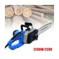 16 Zoll Elektrische Kettensäge Elektrokettensäge Motorsäge Einhandsäge Cutter 2200W 220V für Holzbearbeitung