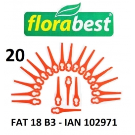 More about Florabest 20 Kunststoffmesser Florabest Akku Rasentrimmer FAT 18 B3 - 102971 PA6