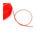 Rot Mähfaden Trimmerfaden 2,4mm x 100 m Twist Trimmerschnur Rasentrimmer Faden Ersatzfaden Nylonfaden für Rasentrimmer Motorsens