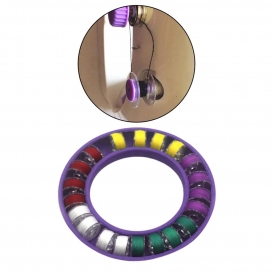 More about Tragbare Spule Halter mit 20 Pack Gewinde Spulen, gummi Spule Ring Savers Spule Organisatoren für Metall oder Kunststoff Nähmasc